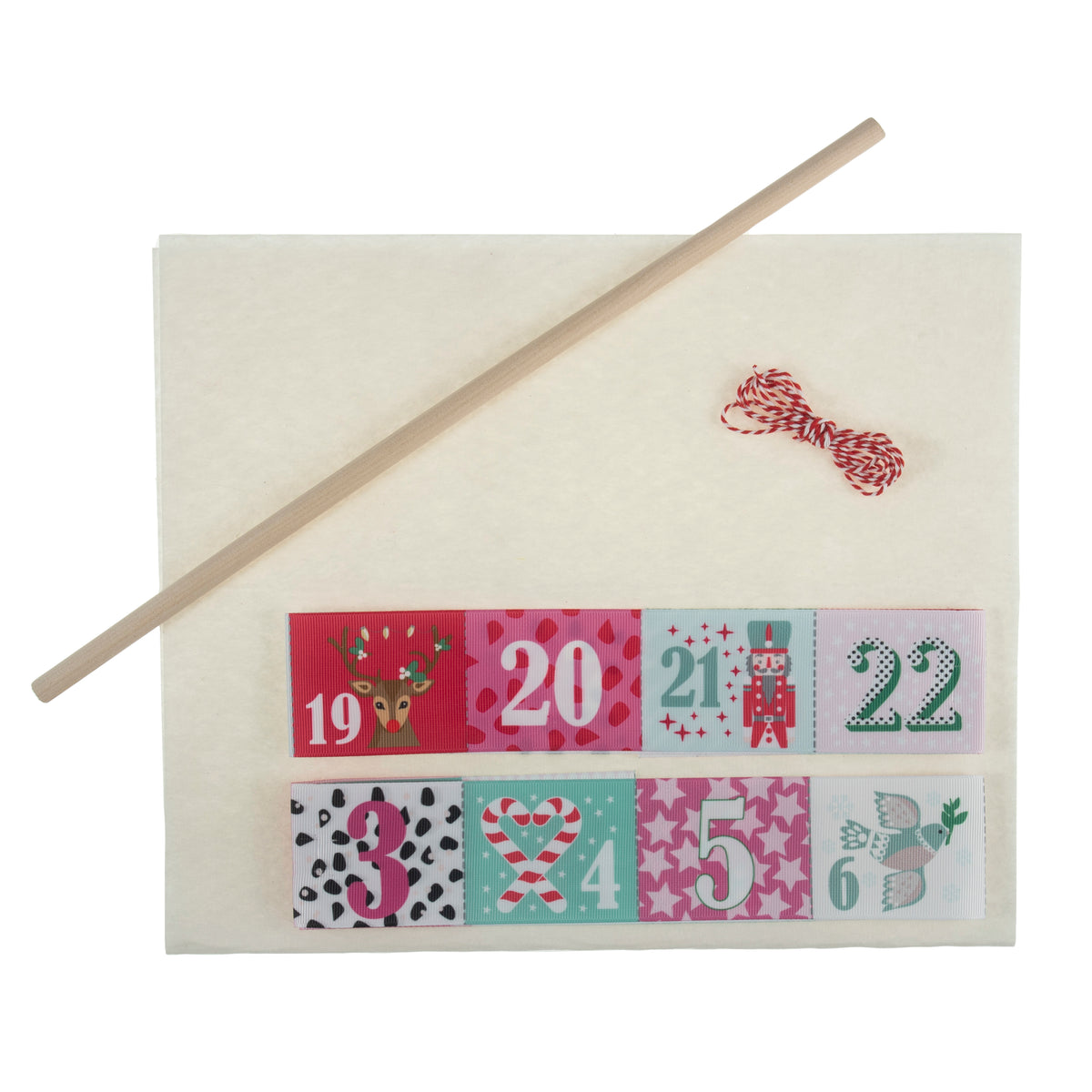 Make Your Own Advent Calendar Kit - WHITE