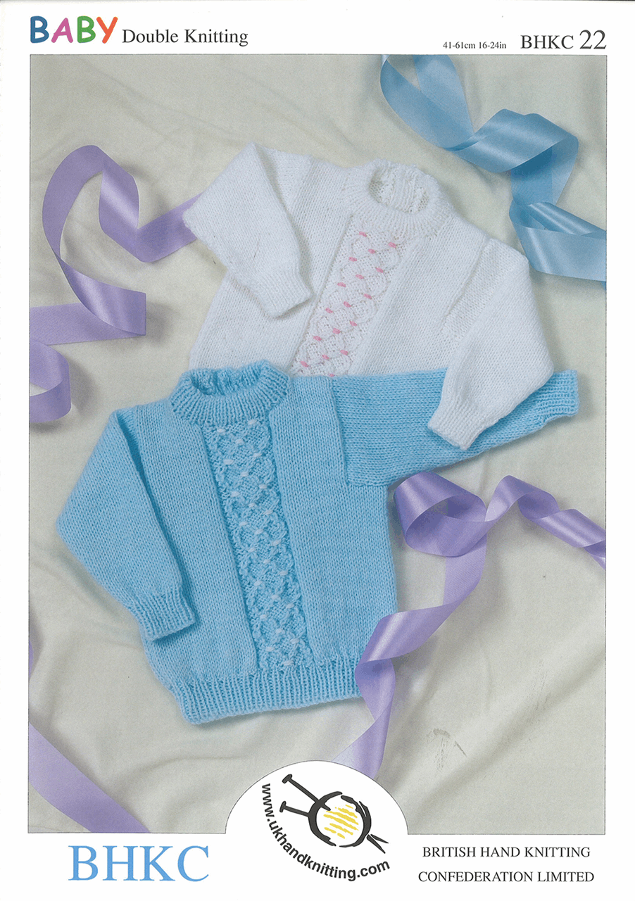 Double Knitting Pattern: Baby Sweater - Cheap Fabrics