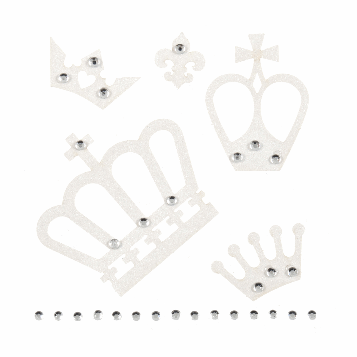 Craft Embellishments - Crown Gems - Cheap Fabrics
