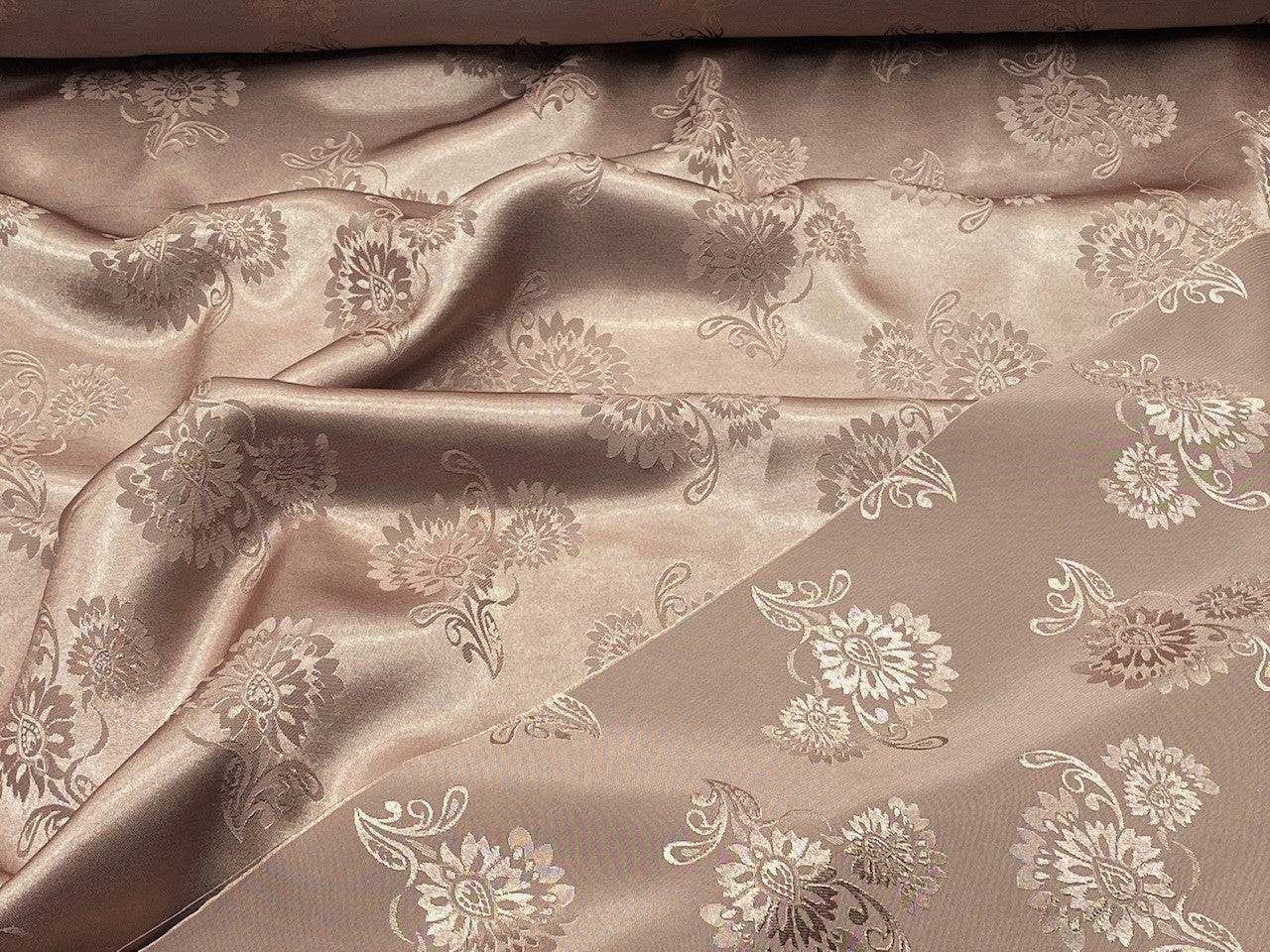 Double-Sided Embossed Jacquard - Floral - Cheap Fabrics