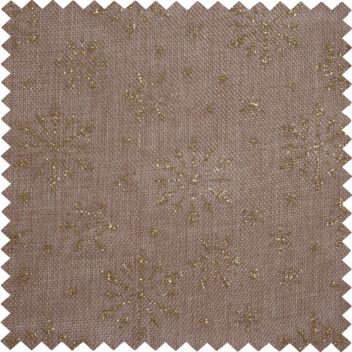Fabric Roll: 2m x 40cm - Glitter Snowflake