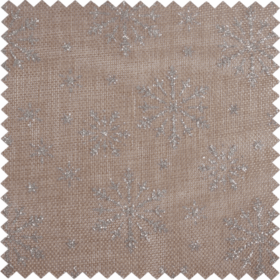 Fabric Roll: 2m x 40cm - Glitter Snowflake