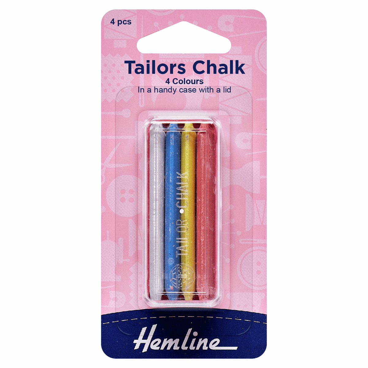 Tailors Chalk - Pack of 4 Colours