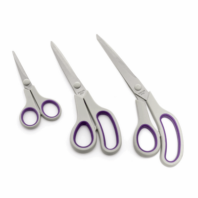 Scissor Set - Purple/Grey (3 Pieces)
