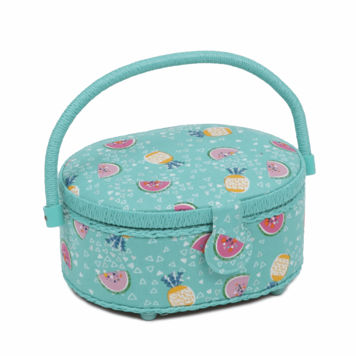 Sewing Box Oval - Fruity (Small) / Hobby Gift
