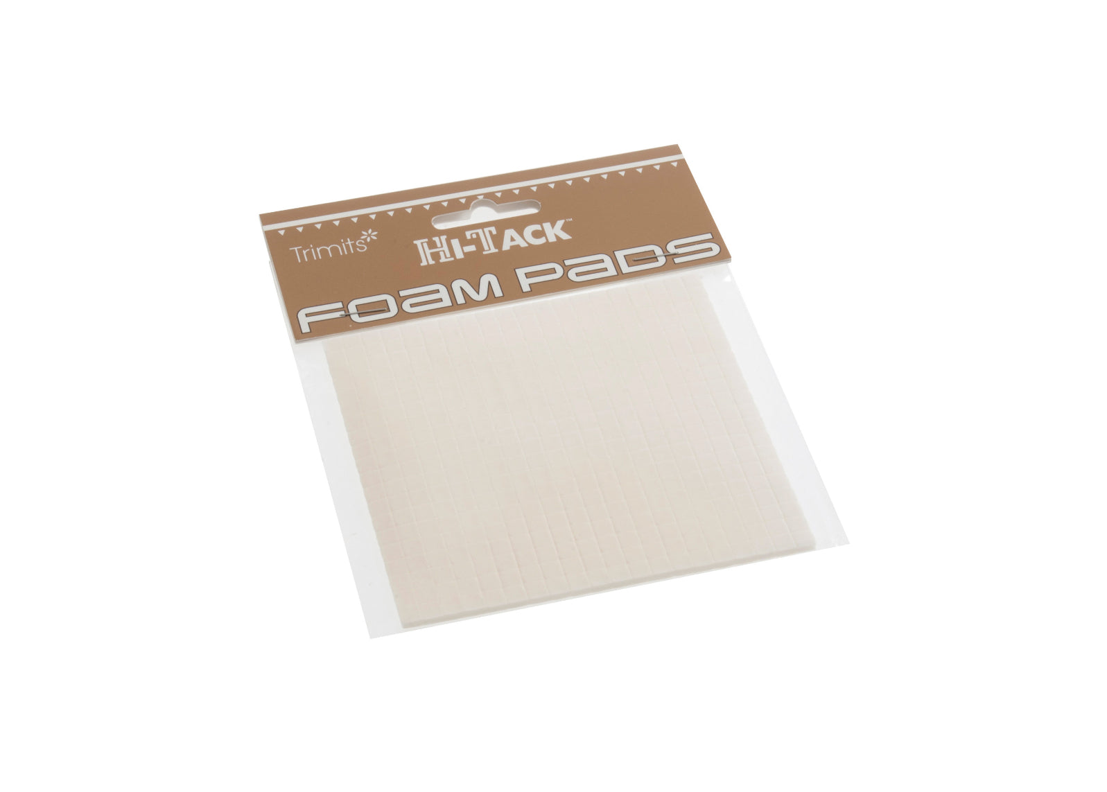 Adhesive: Hi-Tack 1mmThickness Foam Pads: Square: White  5x5mm