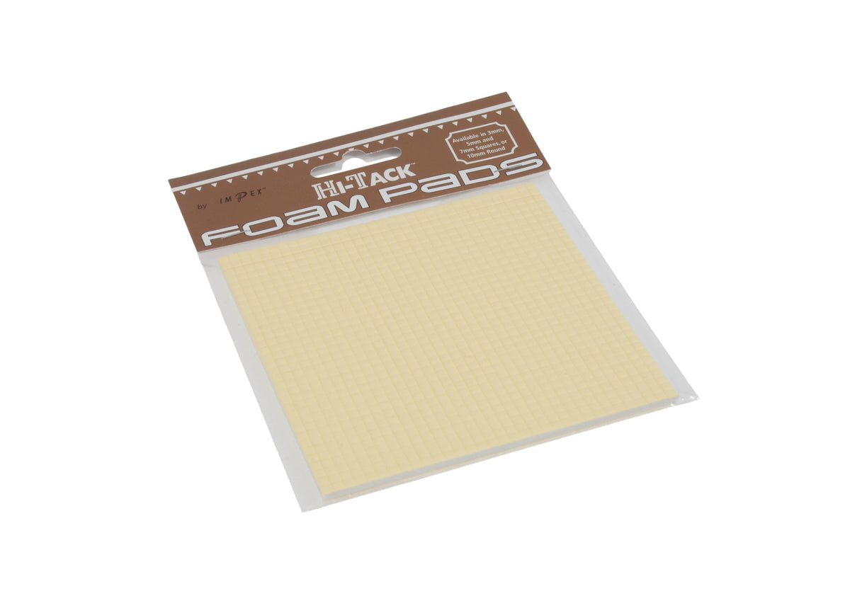 Adhesive: Hi-Tack 3mm  Thickness Foam Pads: Square: Lemon  3x3mm