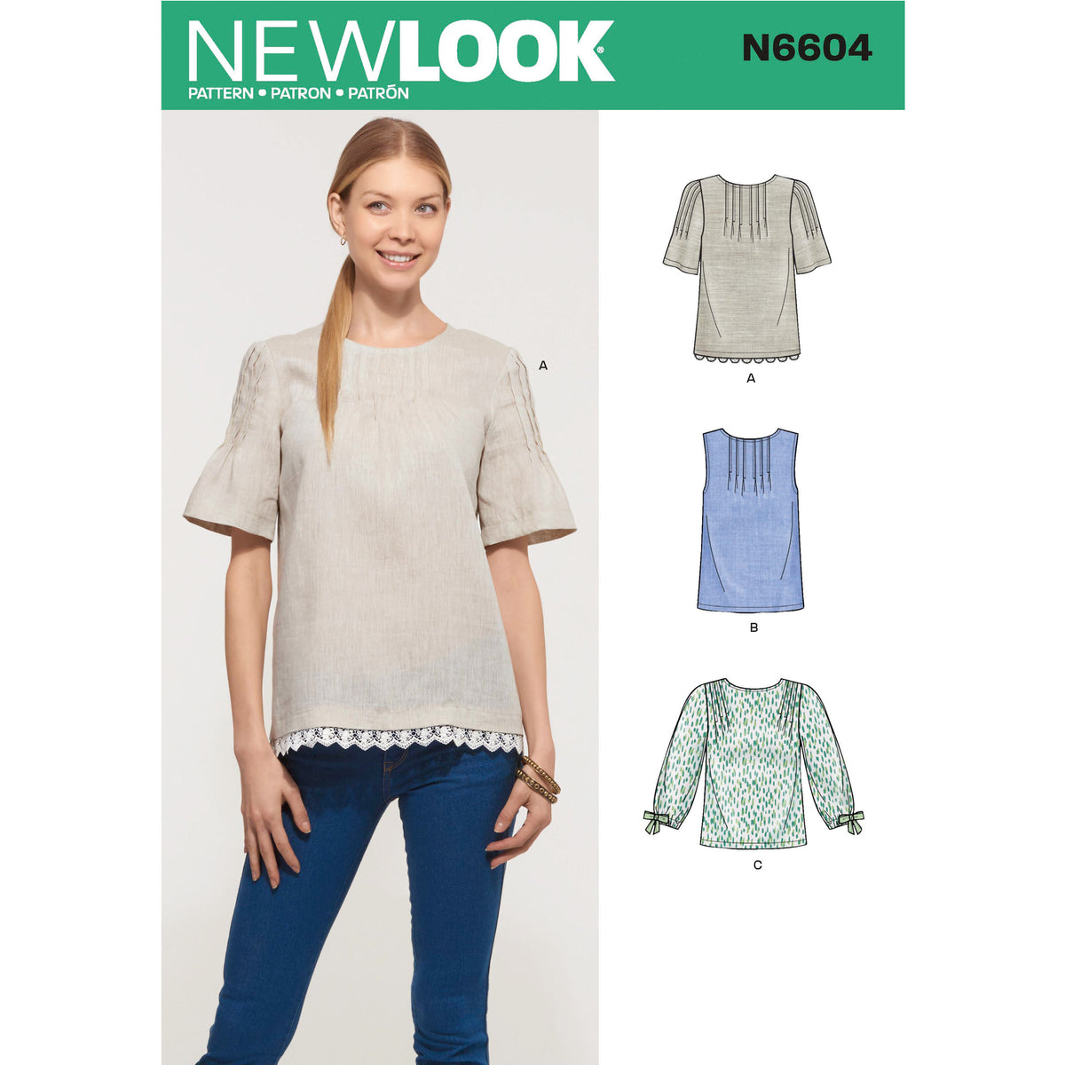 6604 New Look Sewing Pattern N6604 Misses&#39; Tops