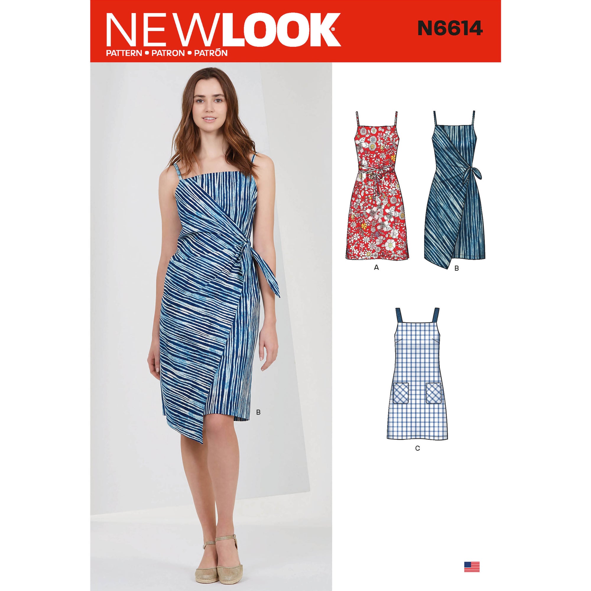 6614 New Look Sewing Pattern N6614 Misses' Dresses
