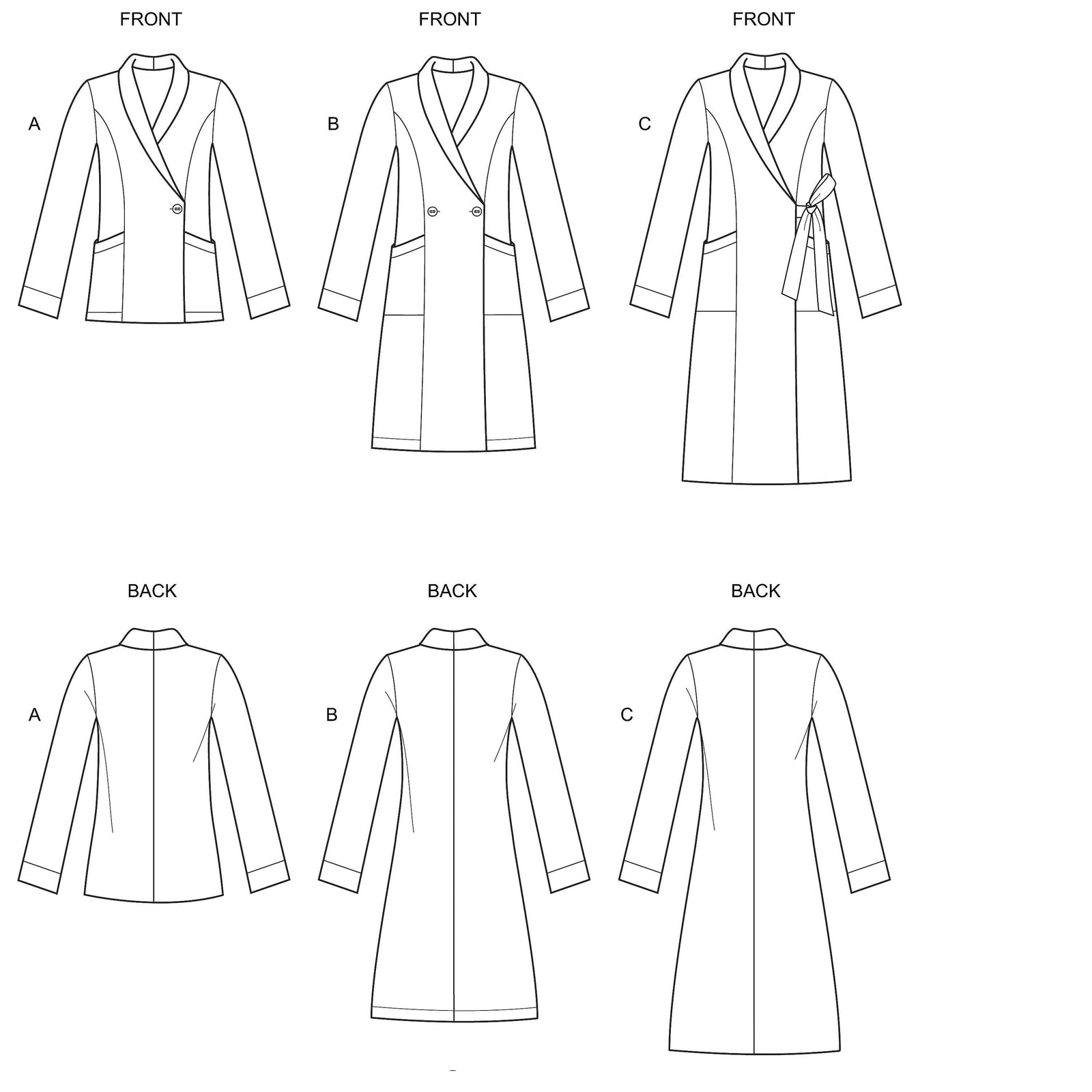 6636 New Look Sewing Pattern N6636 Misses' Dresses and Blazer