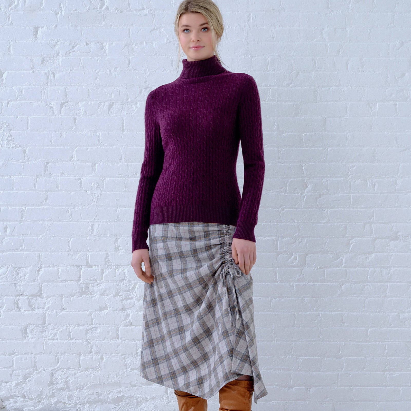 6640 New Look Sewing Pattern N6640 Misses' Asymmetrical Skirts