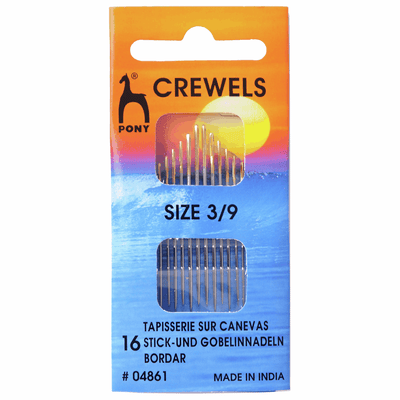 Hand Sewing Needles: Crewels: Gold Eye