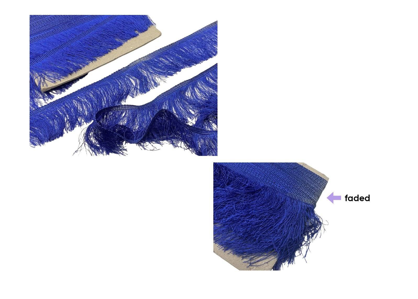 Blue Jubilee Fringing Trim - SECONDS - Cheap Fabrics
