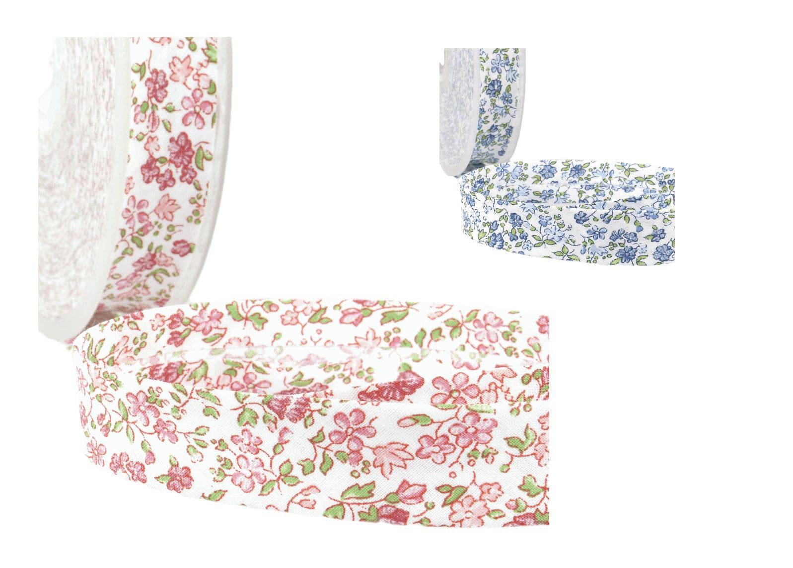 Bias Binding Cotton Tape - Spring Floral (Stephanoise) - Cheap Fabrics