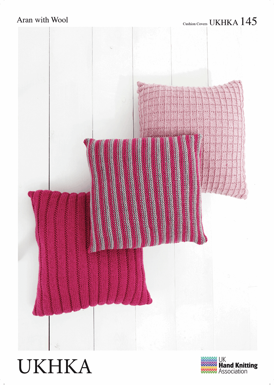 Knitting Pattern: Cushion Covers