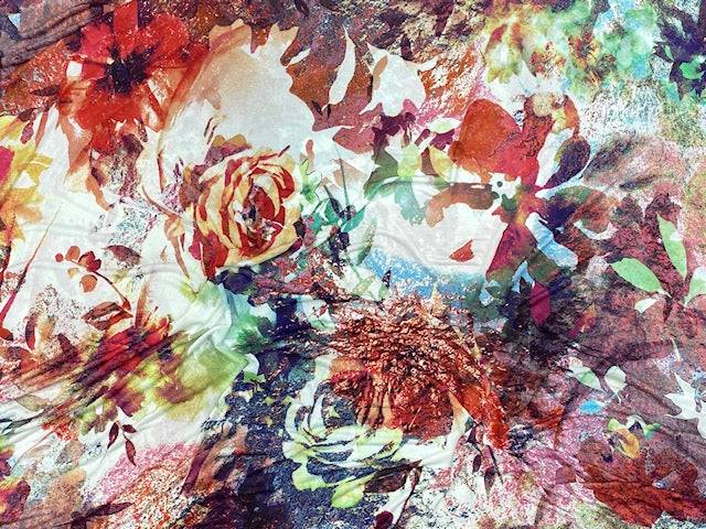 Abstract Art  - Lightweight Printed Jersey - Cheap Fabrics