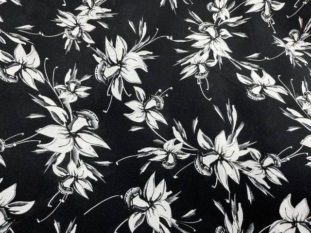 Acacia Floral - Printed Viscose - Cheap Fabrics