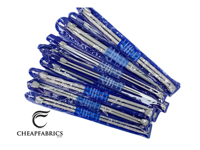 Knitting Needles - Aluminium 30cm - Cheap Fabrics