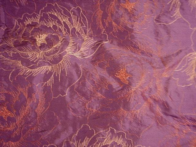 Anthea Rose - Embroidered Silk Dupion