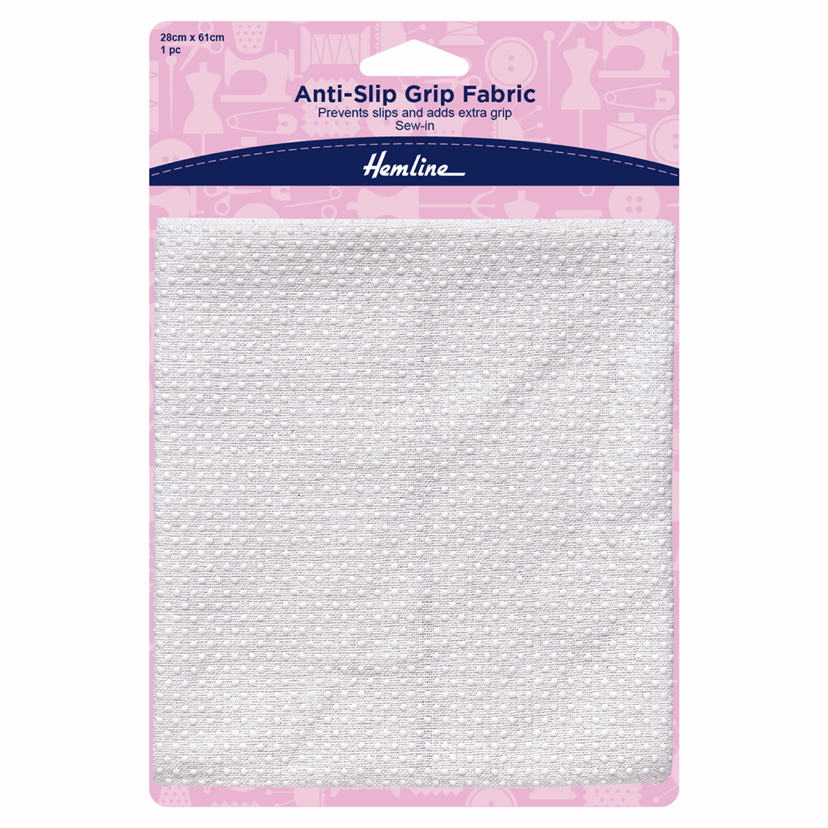 Anti-Slip Grip Fabric Sew-In - 28cm x 61cm