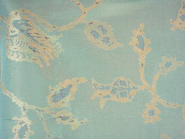 Aqua Champagne - Taffeta Jacquard