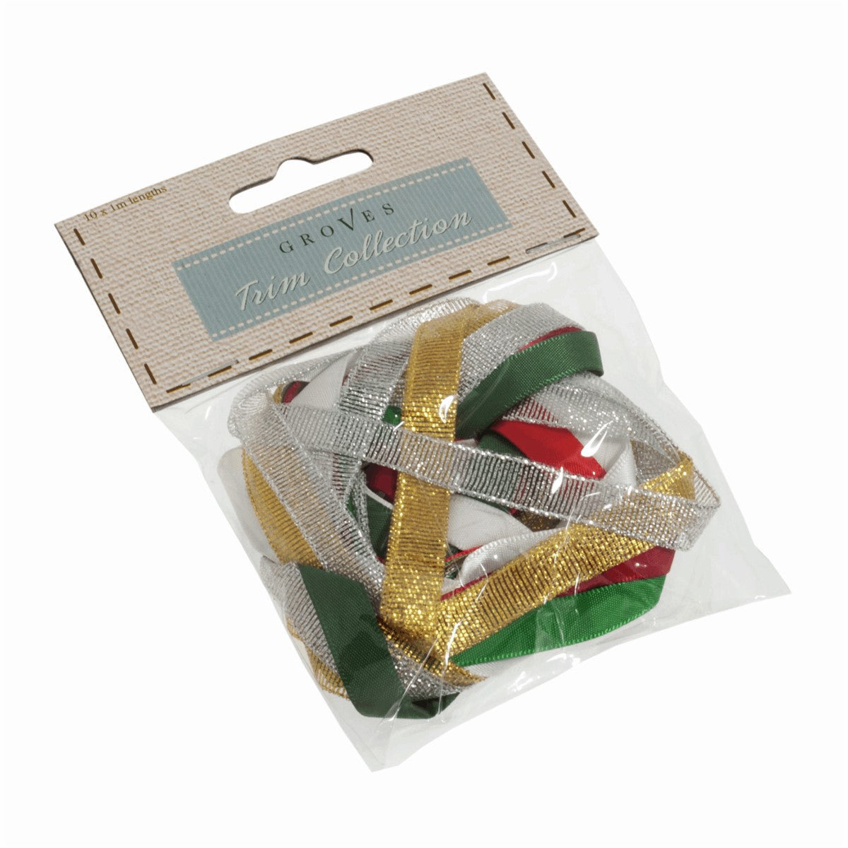 Christmas Ribbon Collection - Assortment (10pcs x 1m)