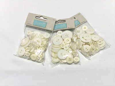Craft Buttons - Assorted Size & Colours
