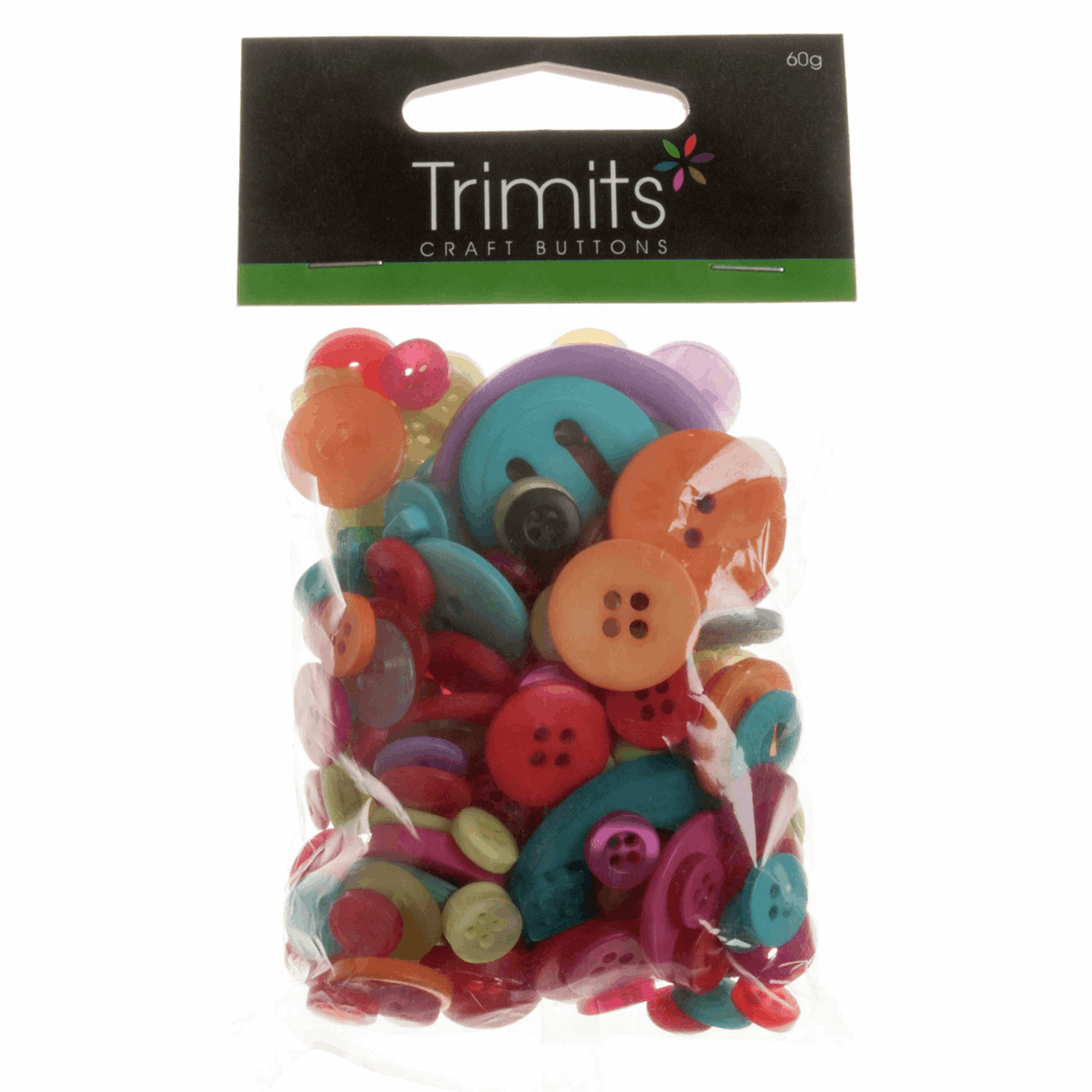 Craft Buttons - Assorted Size & Colours