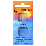 Hand Sewing Needles: Betweens: Gold Eye - QUILTING