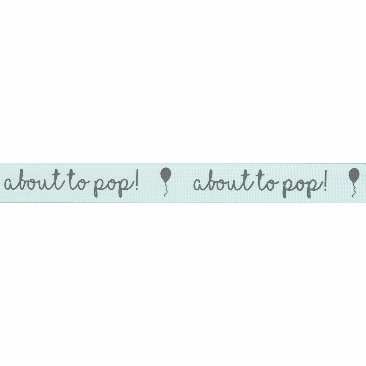 Baby Shower Ribbon - About to Pop Script