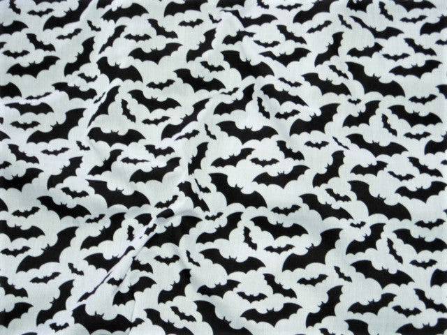 Bats - Halloween Poly/Cotton Print - Cheap Fabrics