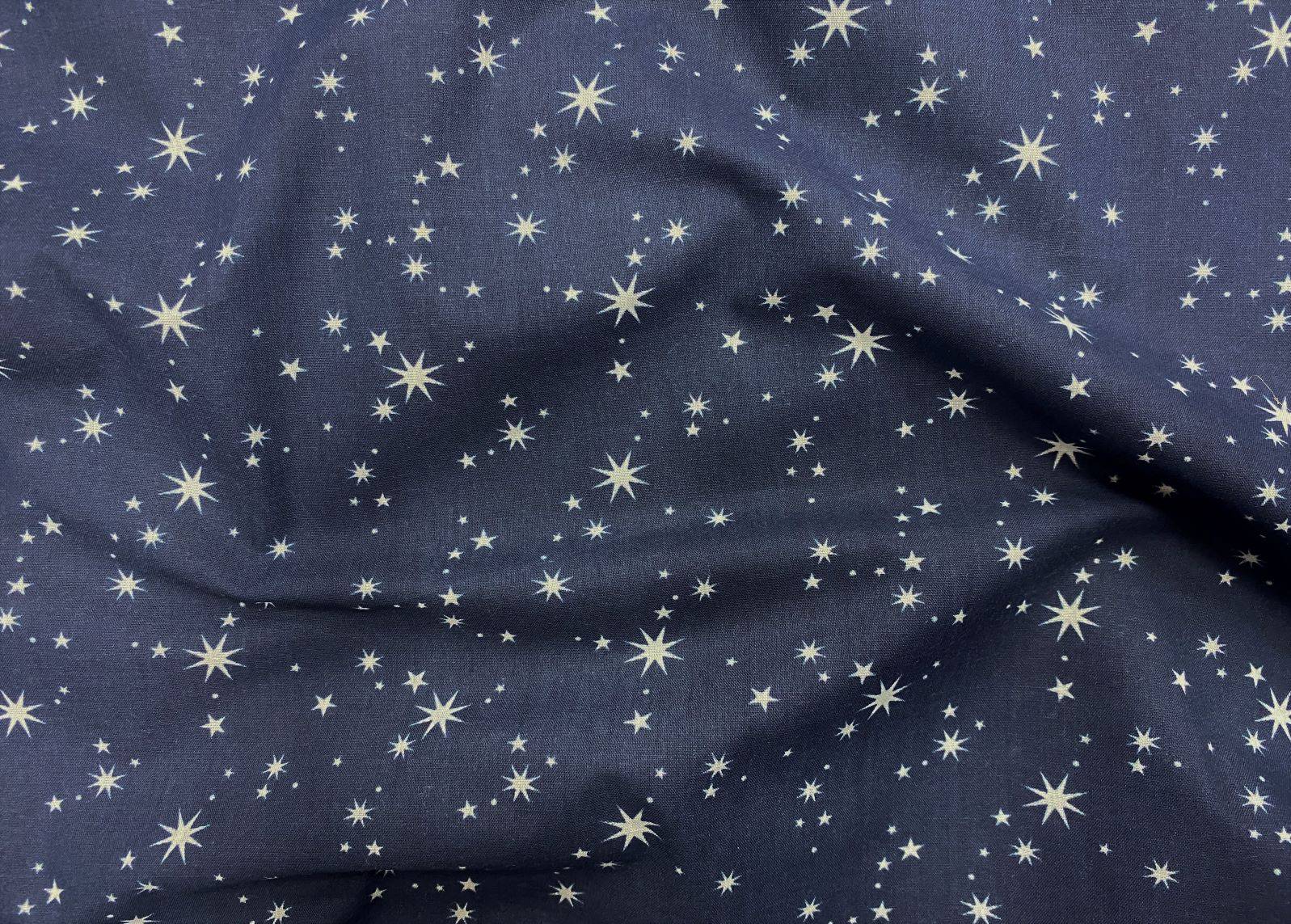 Bedtime Stars - Poly/Cotton Print