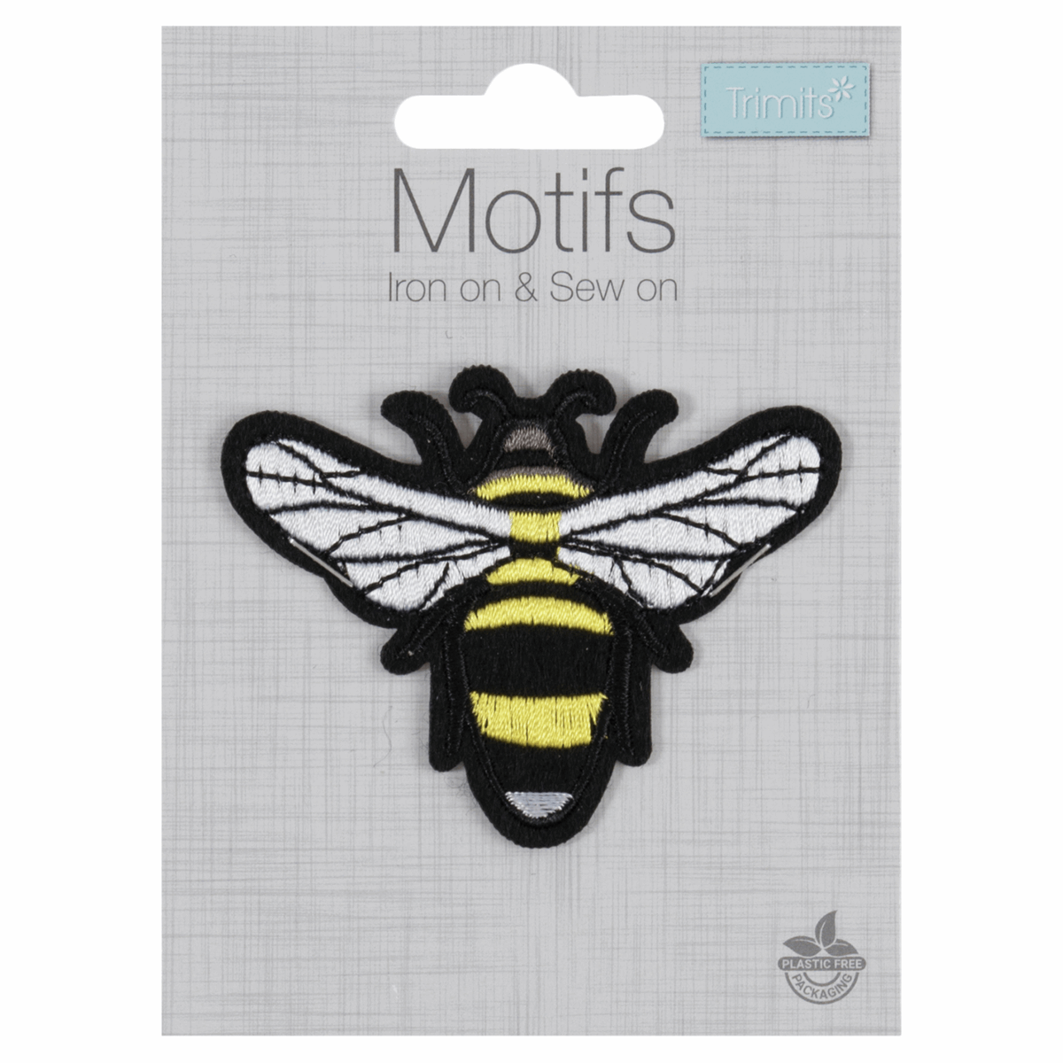 Bee- Iron -On & Sew-On