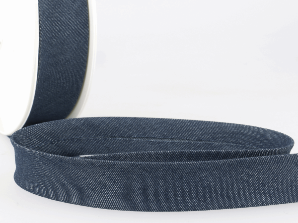 Bias Binding Cotton Tape - Denim Blue