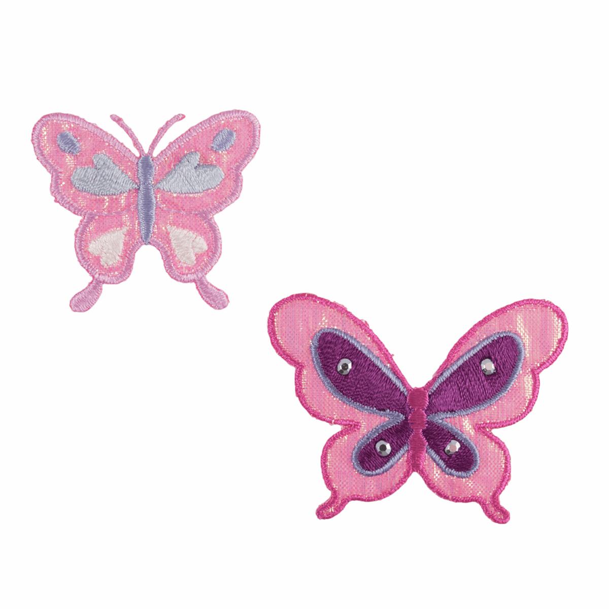 Big & Small Butterfly - Iron -On & Sew-On