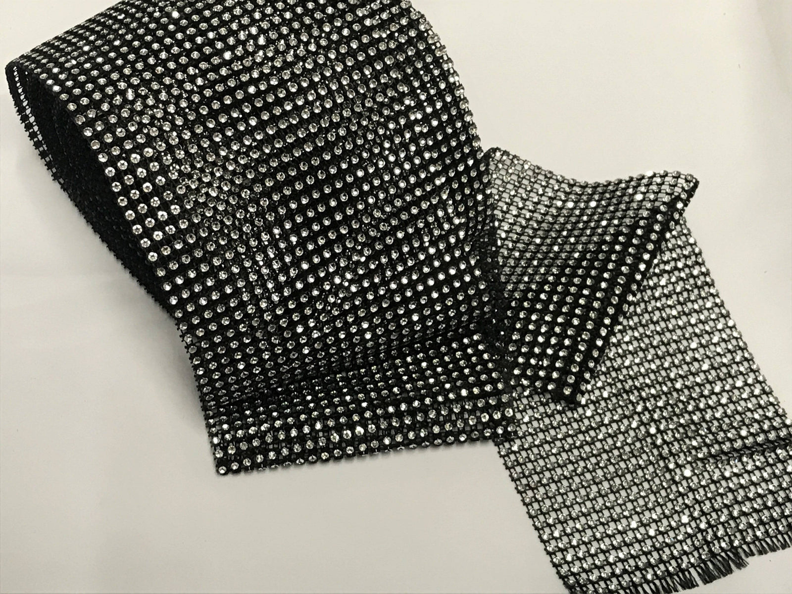 Black Jewelled Trim - 4.5" Width