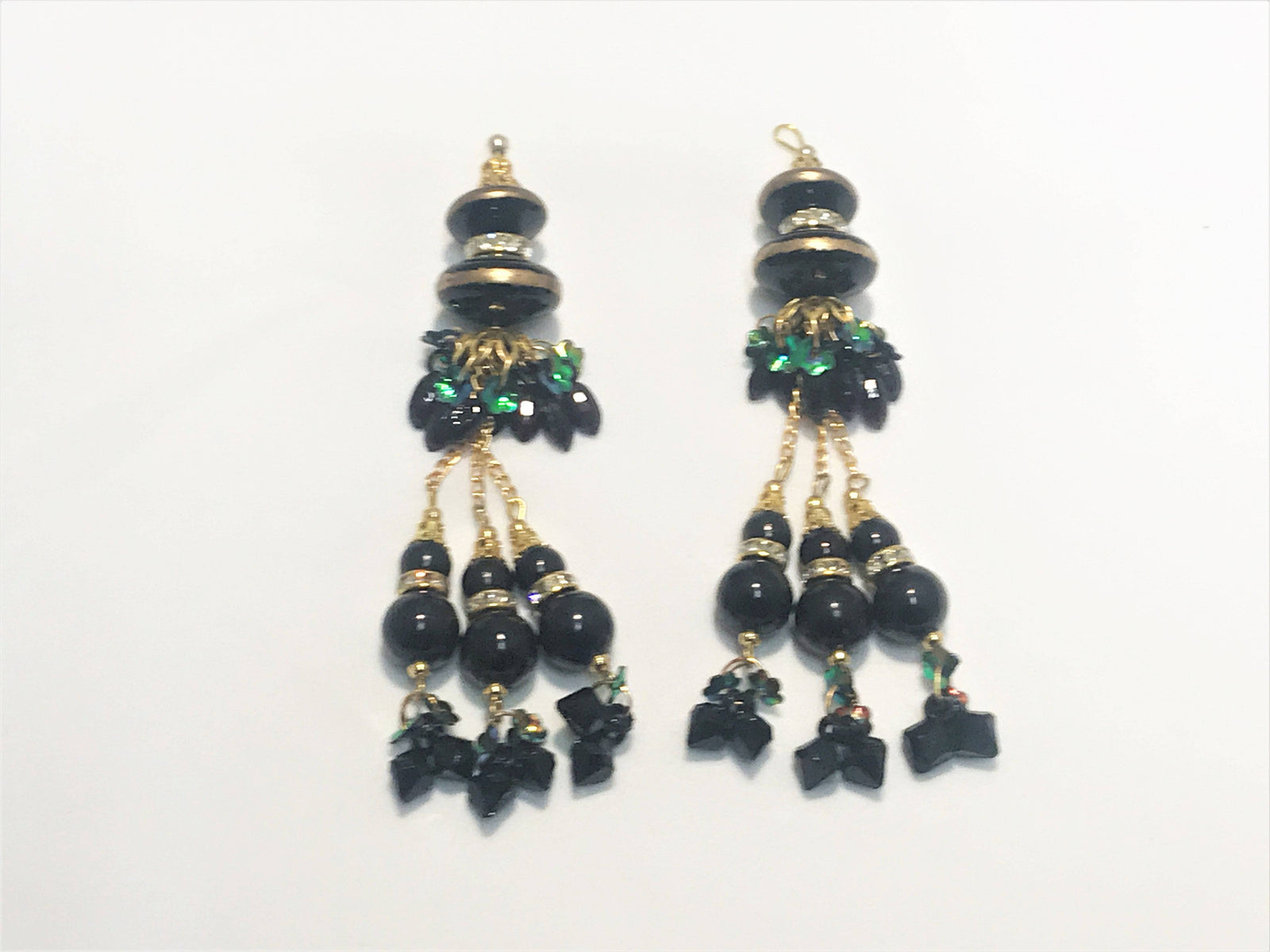 Black Long Decorative Single Tassel -10cm