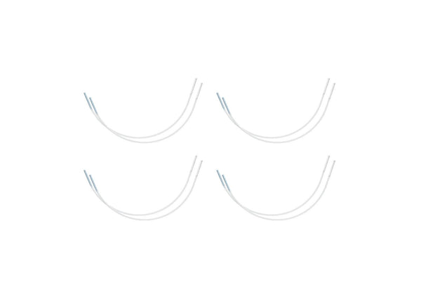 Bra Wires: 4 Pairs: White