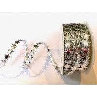 Novelty Ribbon - Metallic Foil Star