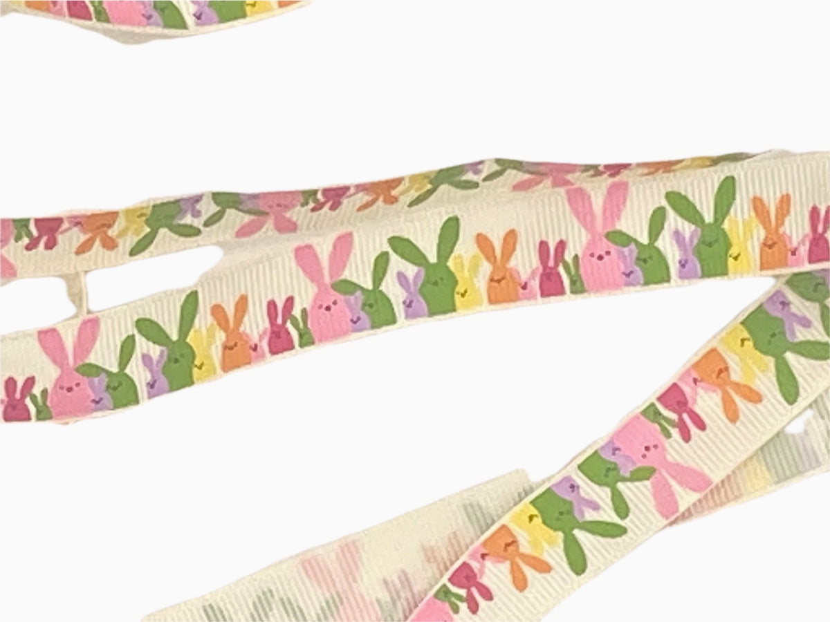 Happy Bunnies - Easter Grosgrain Ribbon