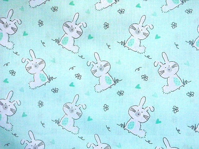 Bunnies - Poly/Cotton Print