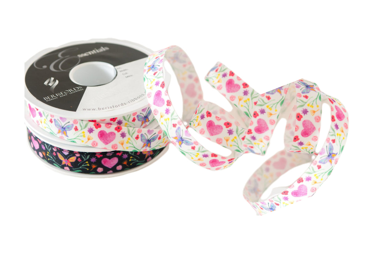 Butterfly Floral Love Ribbon