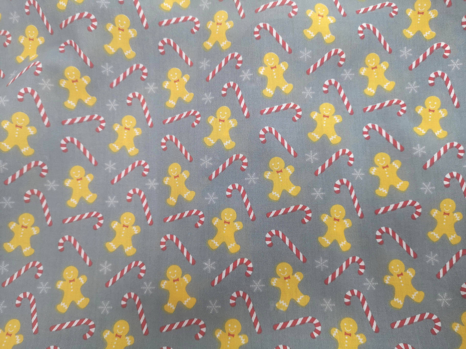 Candy Gingerbread Man - Poly/Cotton Print - Cheap Fabrics