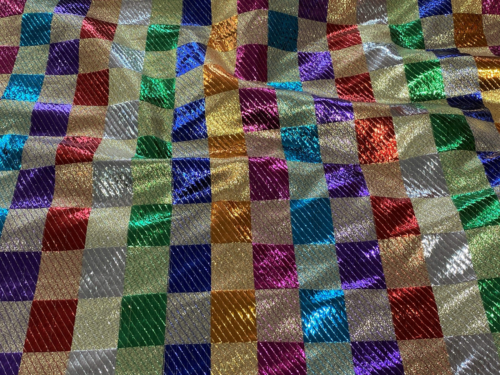 Check - Carnival Metallic Brocade