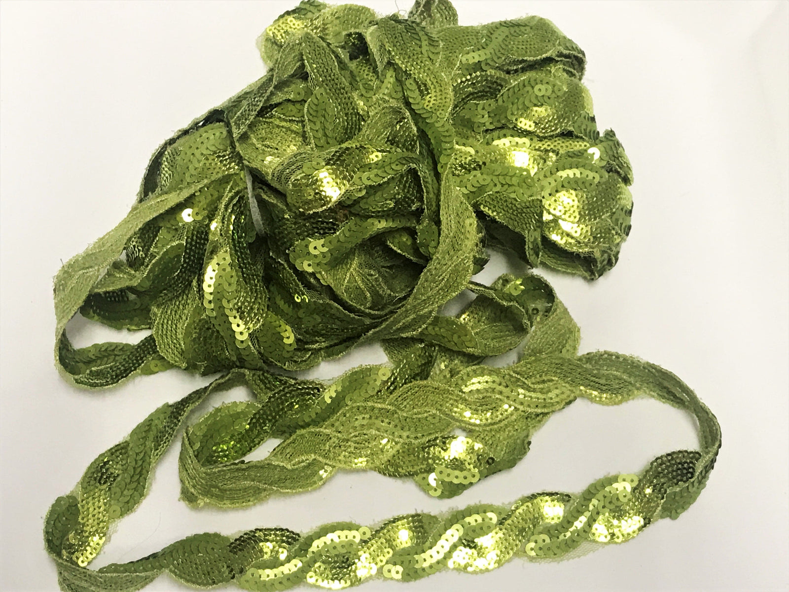 Sequinned Chain Trim Ribbon - 25mm