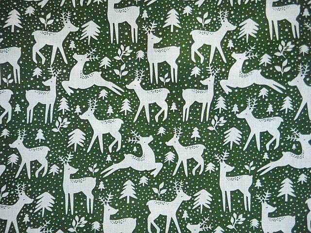 Christmas Reindeer - Poly/Cotton Print