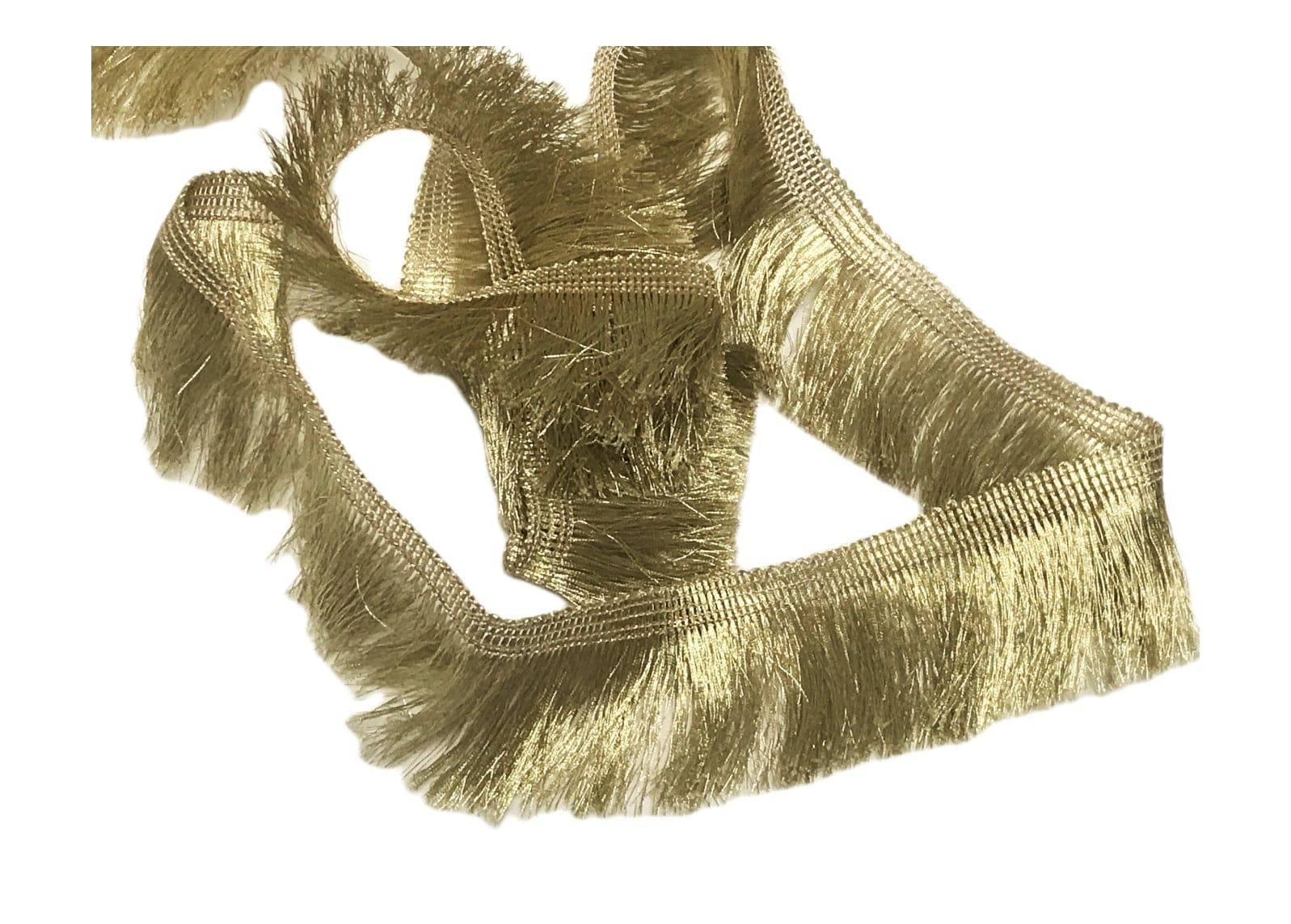 Christmas Metallic Fringing Trim - Cheap Fabrics