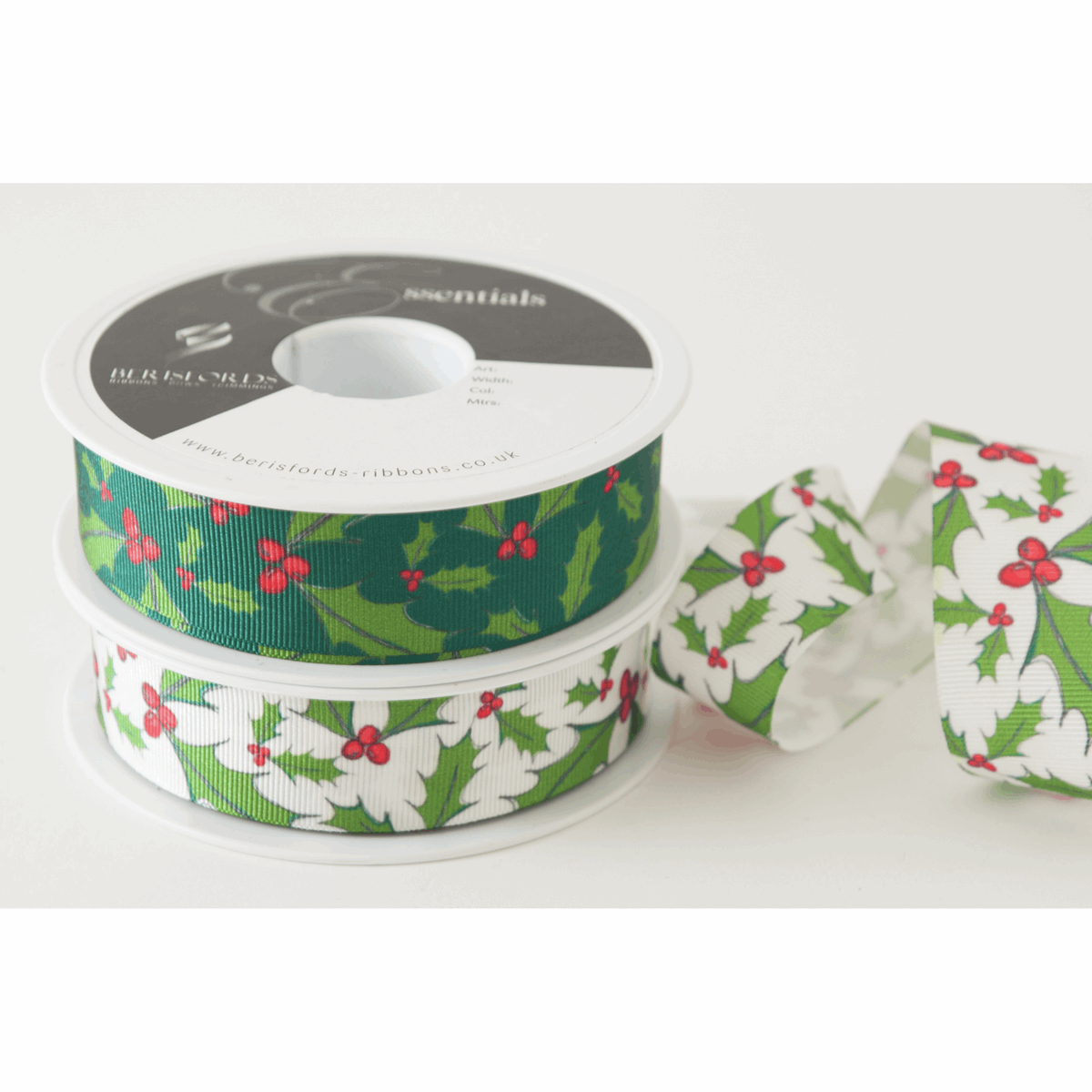 Christmas Ribbon - Holly Berry