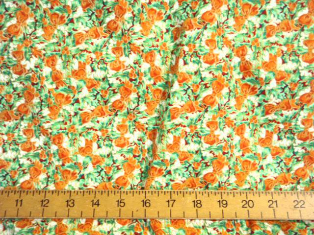 Christmas Bow & Holly - Cotton Poplin Patchwork