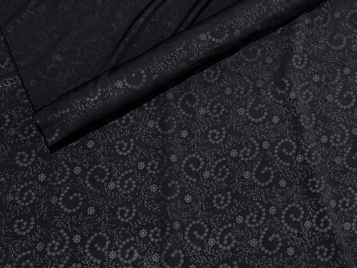 Embossed Clearance Jacquard - Paisley Flower
